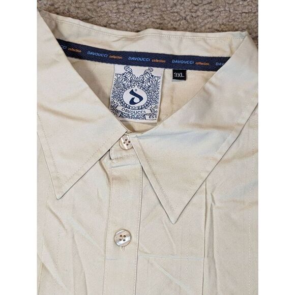 Davoucci vintage designer button down shirt. Size 3X good condition. - Picture 16 of 16